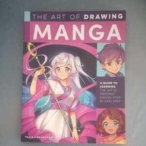 The Art of Drawing Manga by - Purple and Pink Cover